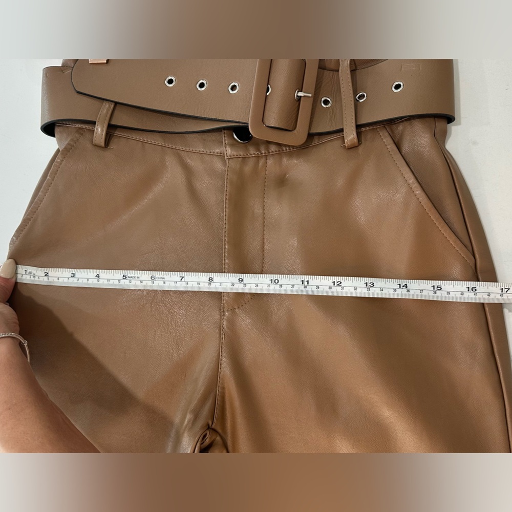 Venti6 Faux Leather Pants with Belt – Size S & M (New with Tags) - Picture 15 of 16